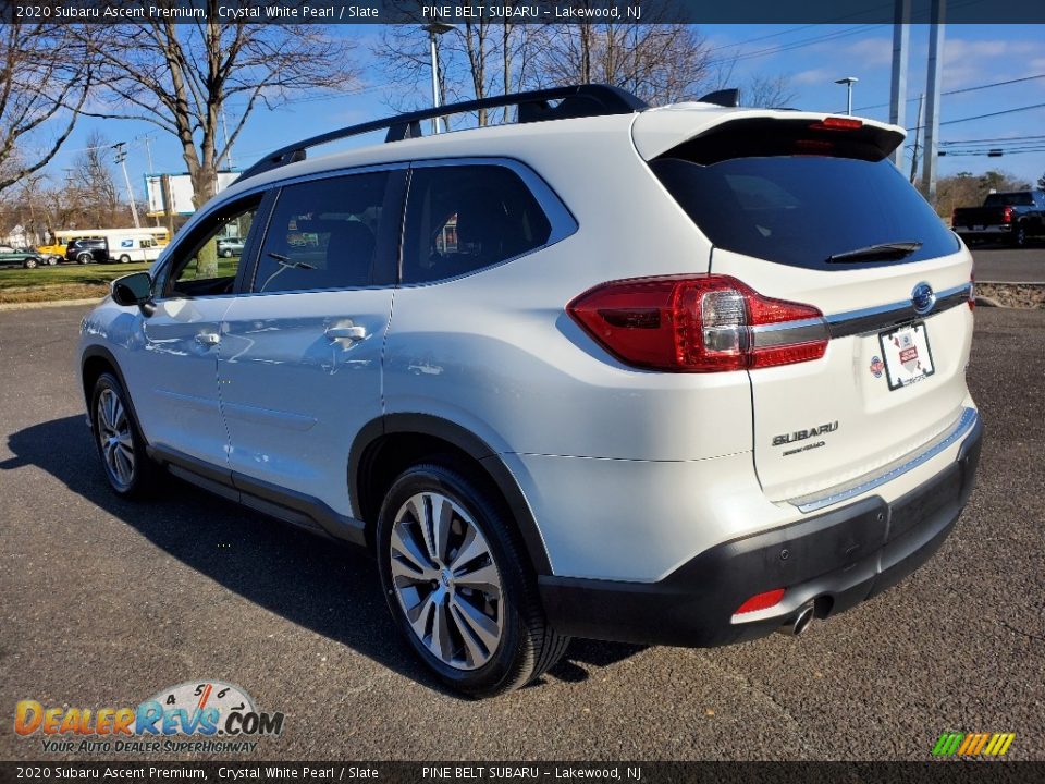 2020 Subaru Ascent Premium Crystal White Pearl / Slate Photo #22