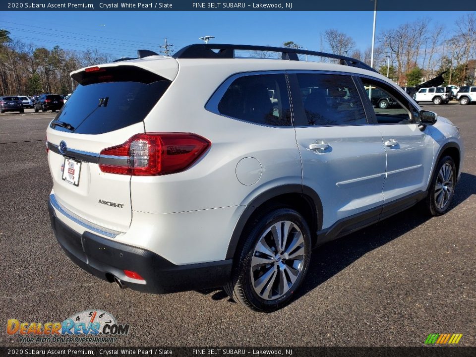 2020 Subaru Ascent Premium Crystal White Pearl / Slate Photo #24