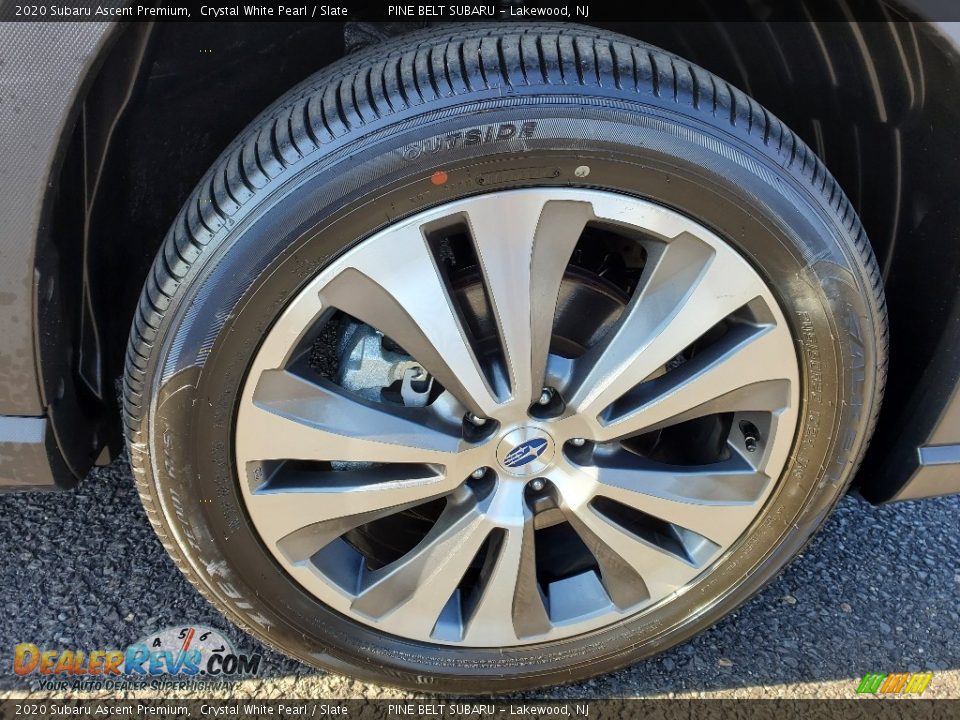 2020 Subaru Ascent Premium Crystal White Pearl / Slate Photo #26