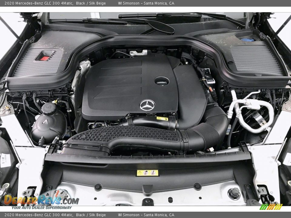 2020 Mercedes-Benz GLC 300 4Matic Black / Silk Beige Photo #8