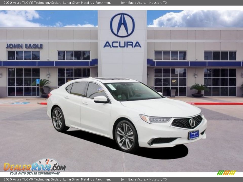 2020 Acura TLX V6 Technology Sedan Lunar Silver Metallic / Parchment Photo #1