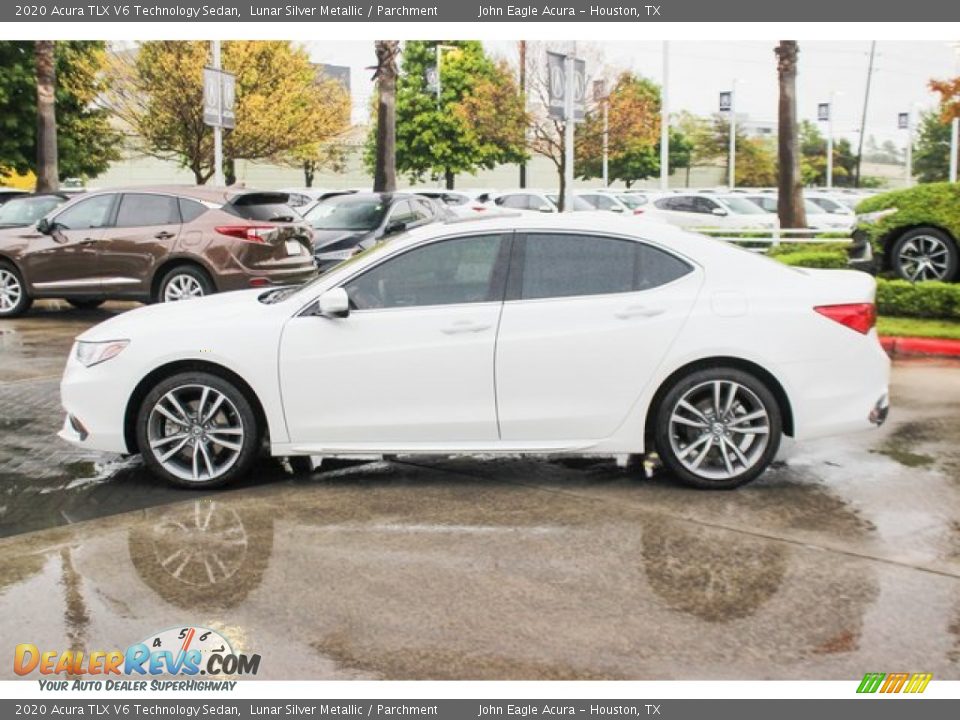 2020 Acura TLX V6 Technology Sedan Lunar Silver Metallic / Parchment Photo #3