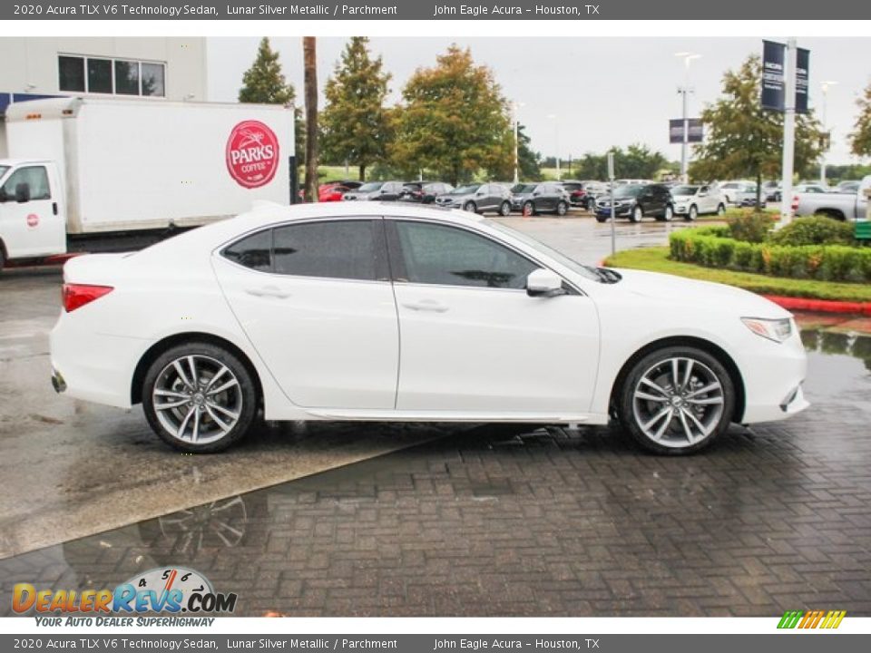 2020 Acura TLX V6 Technology Sedan Lunar Silver Metallic / Parchment Photo #7