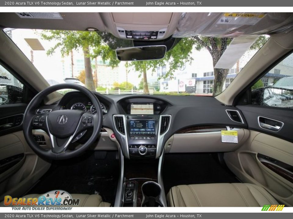 2020 Acura TLX V6 Technology Sedan Lunar Silver Metallic / Parchment Photo #8