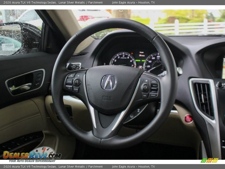 2020 Acura TLX V6 Technology Sedan Lunar Silver Metallic / Parchment Photo #28