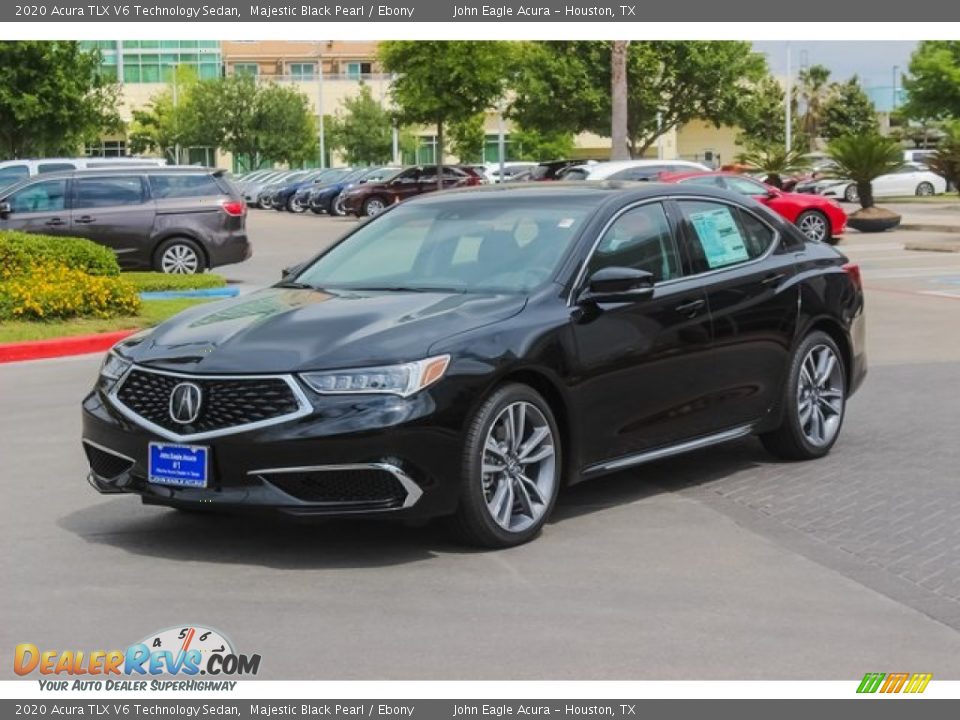 2020 Acura TLX V6 Technology Sedan Majestic Black Pearl / Ebony Photo #3