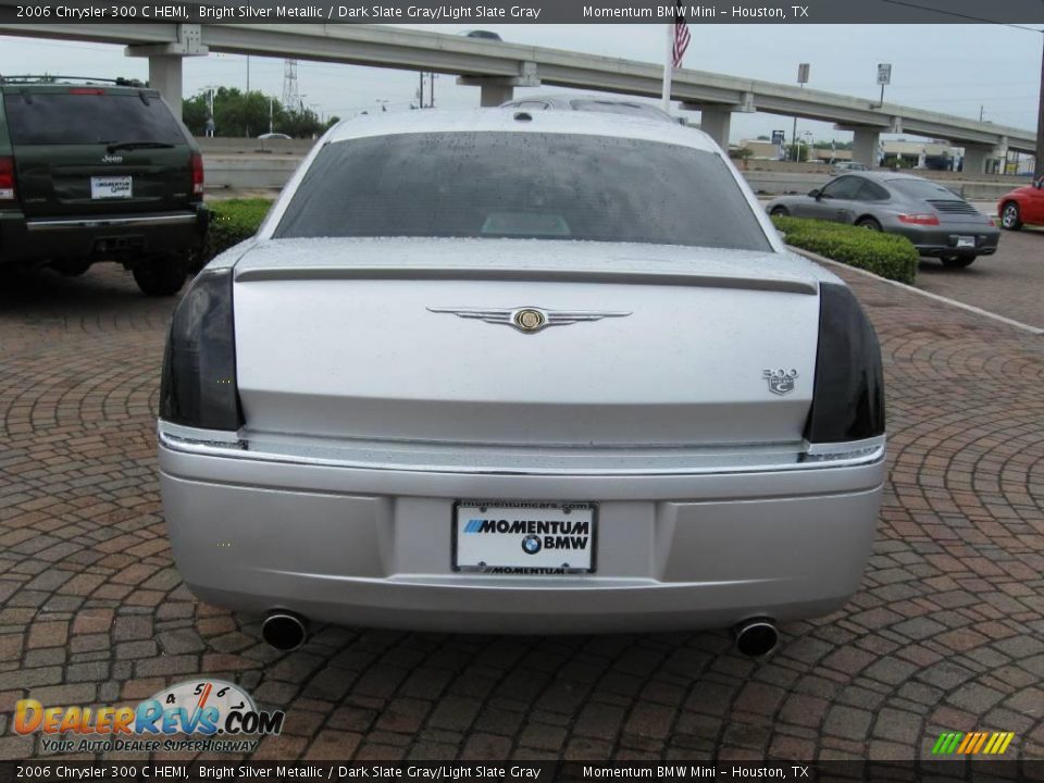 2006 Chrysler 300 C HEMI Bright Silver Metallic / Dark Slate Gray/Light Slate Gray Photo #7