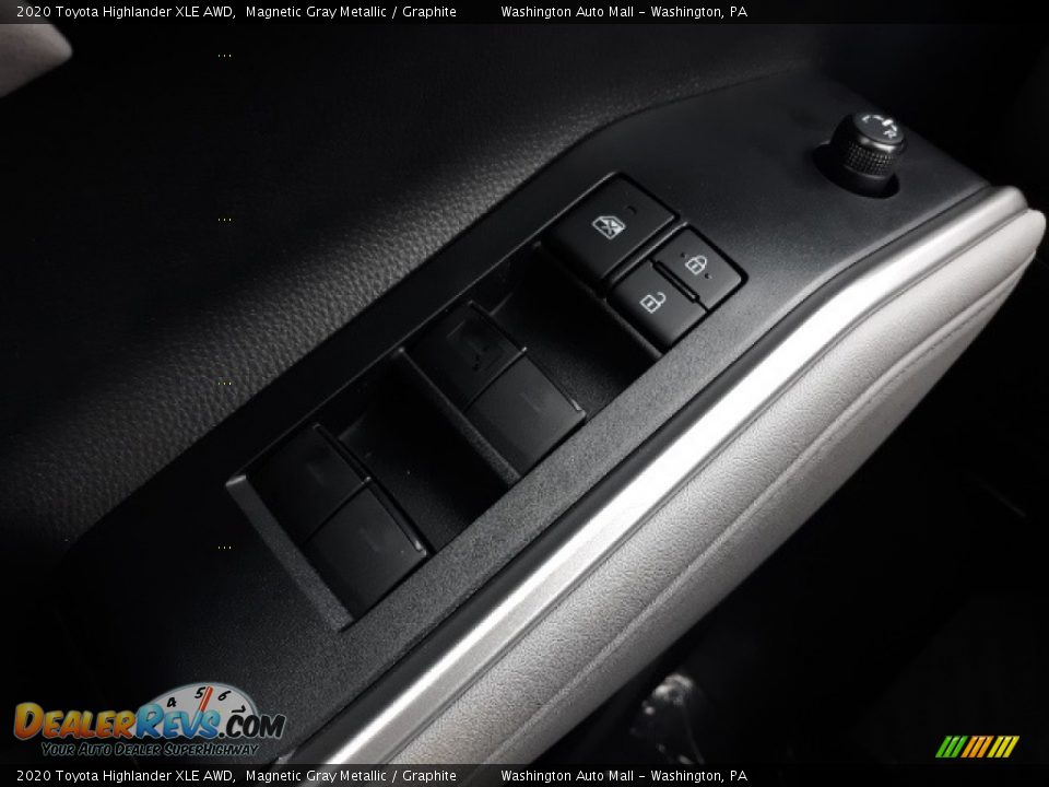 2020 Toyota Highlander XLE AWD Magnetic Gray Metallic / Graphite Photo #8