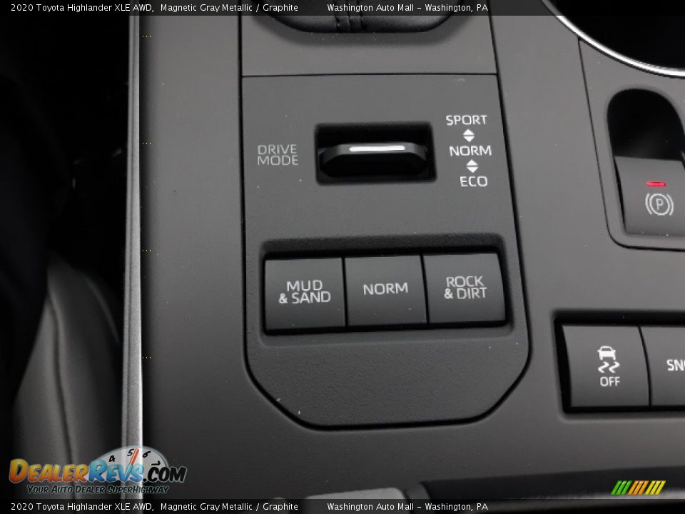 2020 Toyota Highlander XLE AWD Magnetic Gray Metallic / Graphite Photo #16
