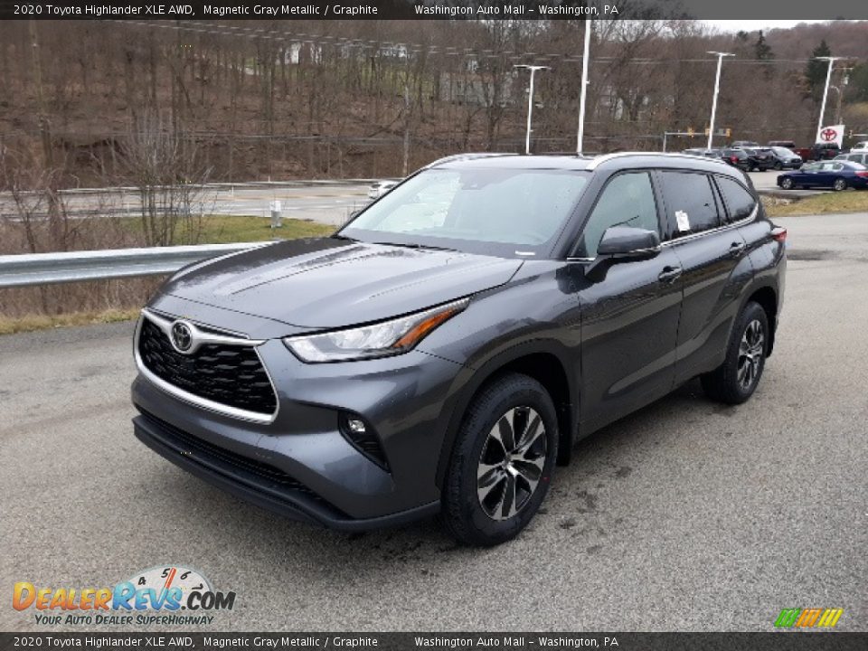 2020 Toyota Highlander XLE AWD Magnetic Gray Metallic / Graphite Photo #31