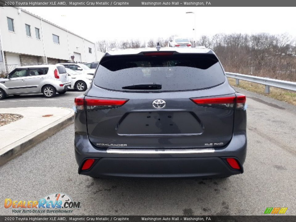 2020 Toyota Highlander XLE AWD Magnetic Gray Metallic / Graphite Photo #34