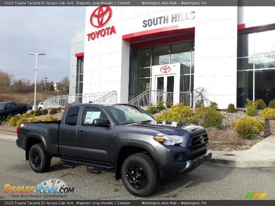 2020 Toyota Tacoma SX Access Cab 4x4 Magnetic Gray Metallic / Cement Photo #1