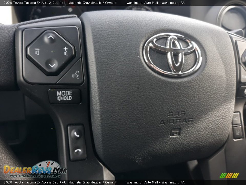 2020 Toyota Tacoma SX Access Cab 4x4 Magnetic Gray Metallic / Cement Photo #5
