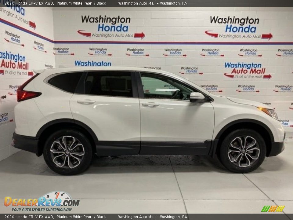 2020 Honda CR-V EX AWD Platinum White Pearl / Black Photo #1