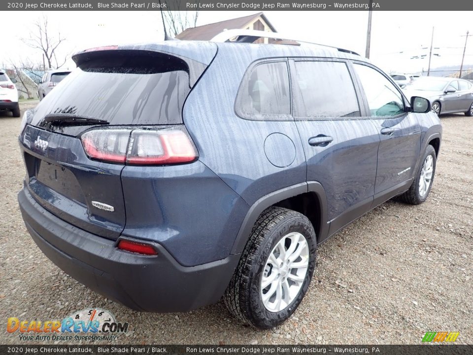 2020 Jeep Cherokee Latitude Blue Shade Pearl / Black Photo #5