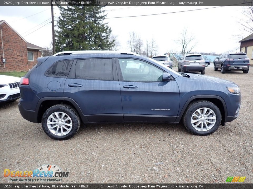 2020 Jeep Cherokee Latitude Blue Shade Pearl / Black Photo #6