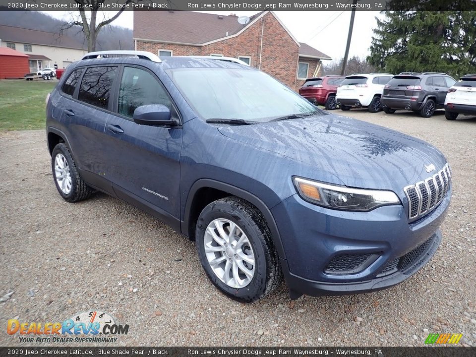 2020 Jeep Cherokee Latitude Blue Shade Pearl / Black Photo #7