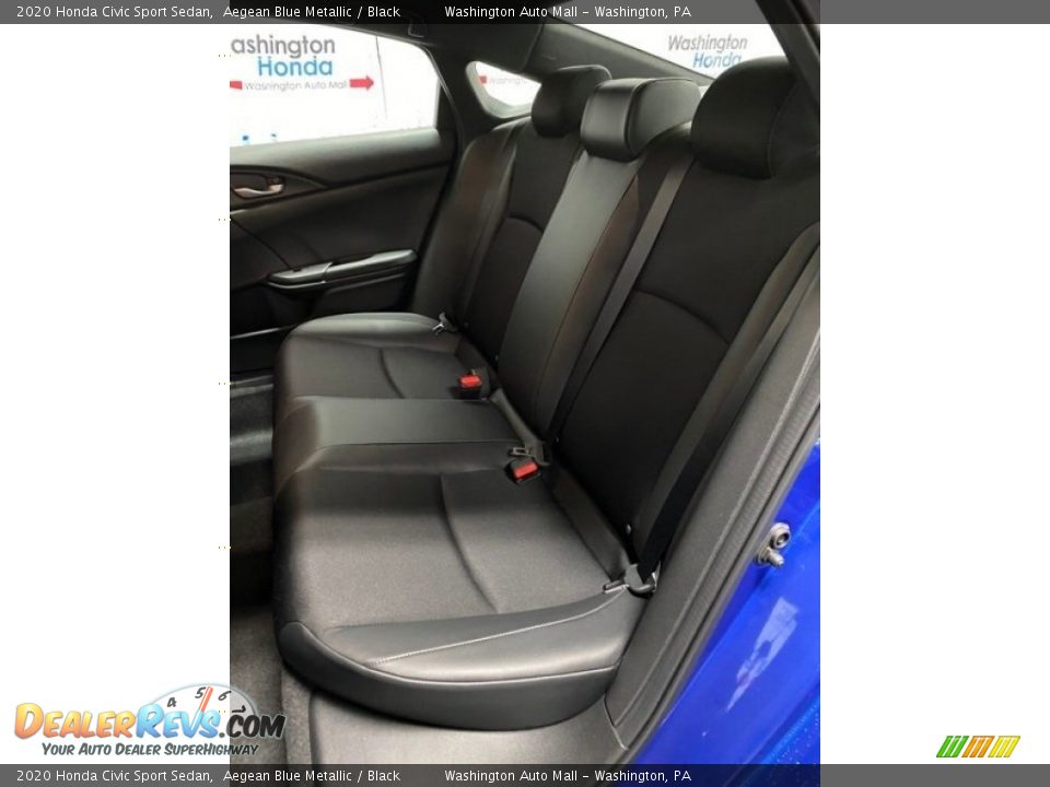 2020 Honda Civic Sport Sedan Aegean Blue Metallic / Black Photo #18