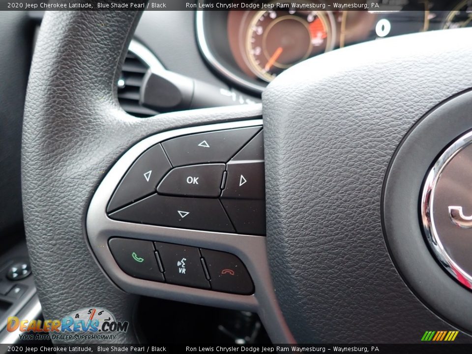 2020 Jeep Cherokee Latitude Blue Shade Pearl / Black Photo #20