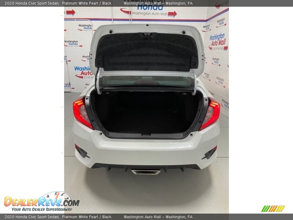 2020 Honda Civic Sport Sedan Platinum White Pearl / Black Photo #21