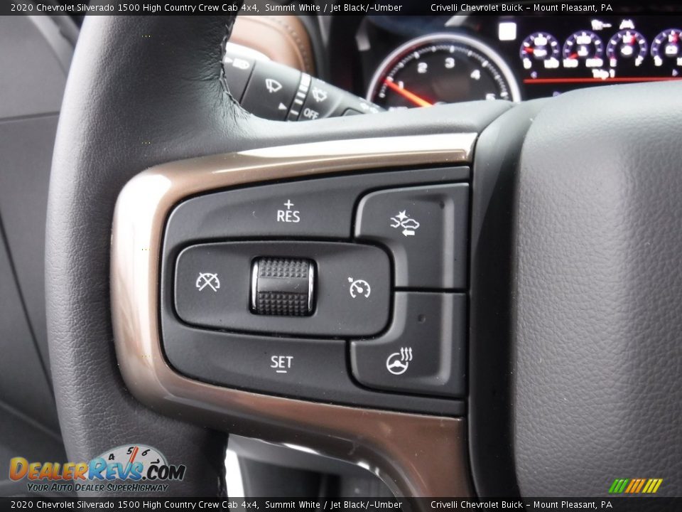 2020 Chevrolet Silverado 1500 High Country Crew Cab 4x4 Steering Wheel Photo #33