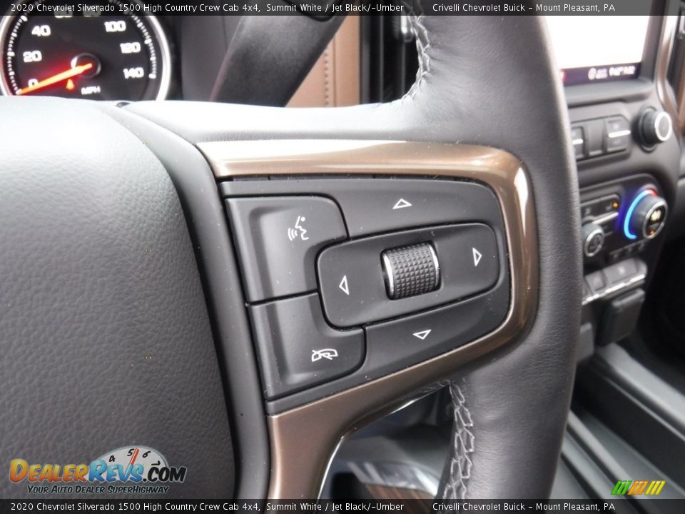 2020 Chevrolet Silverado 1500 High Country Crew Cab 4x4 Steering Wheel Photo #34