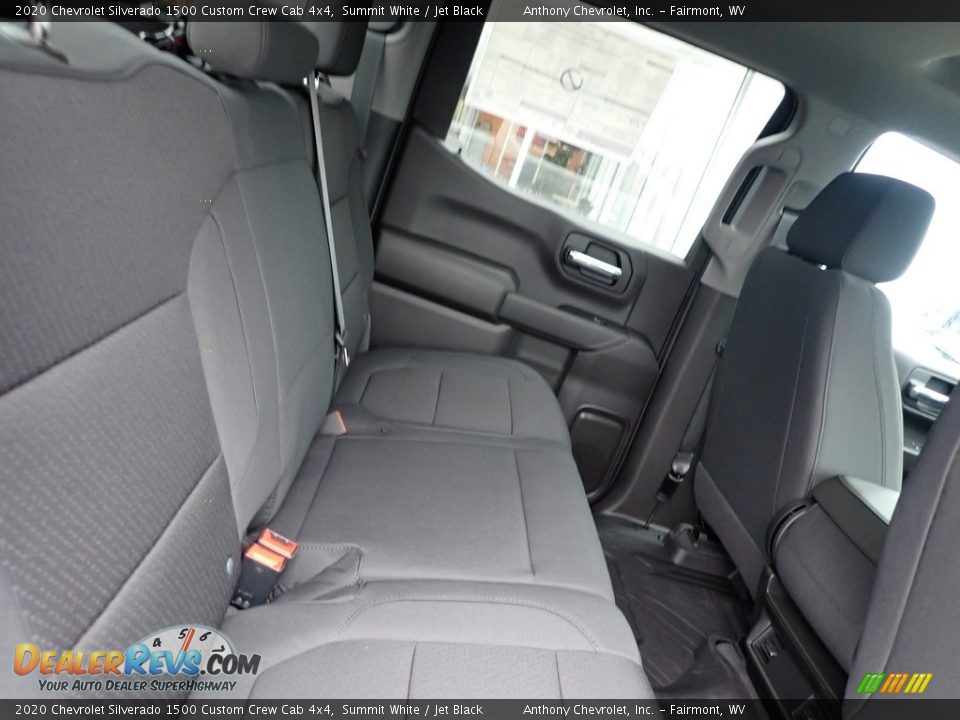 2020 Chevrolet Silverado 1500 Custom Crew Cab 4x4 Summit White / Jet Black Photo #10