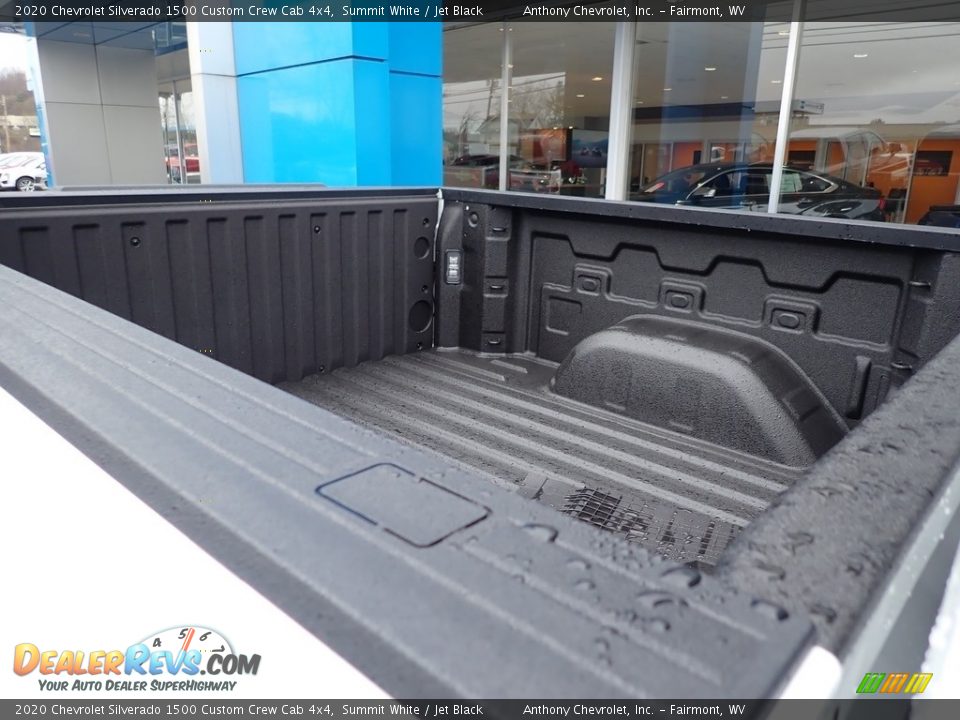 2020 Chevrolet Silverado 1500 Custom Crew Cab 4x4 Summit White / Jet Black Photo #11