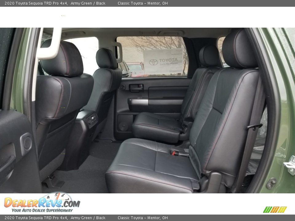 Rear Seat of 2020 Toyota Sequoia TRD Pro 4x4 Photo #3