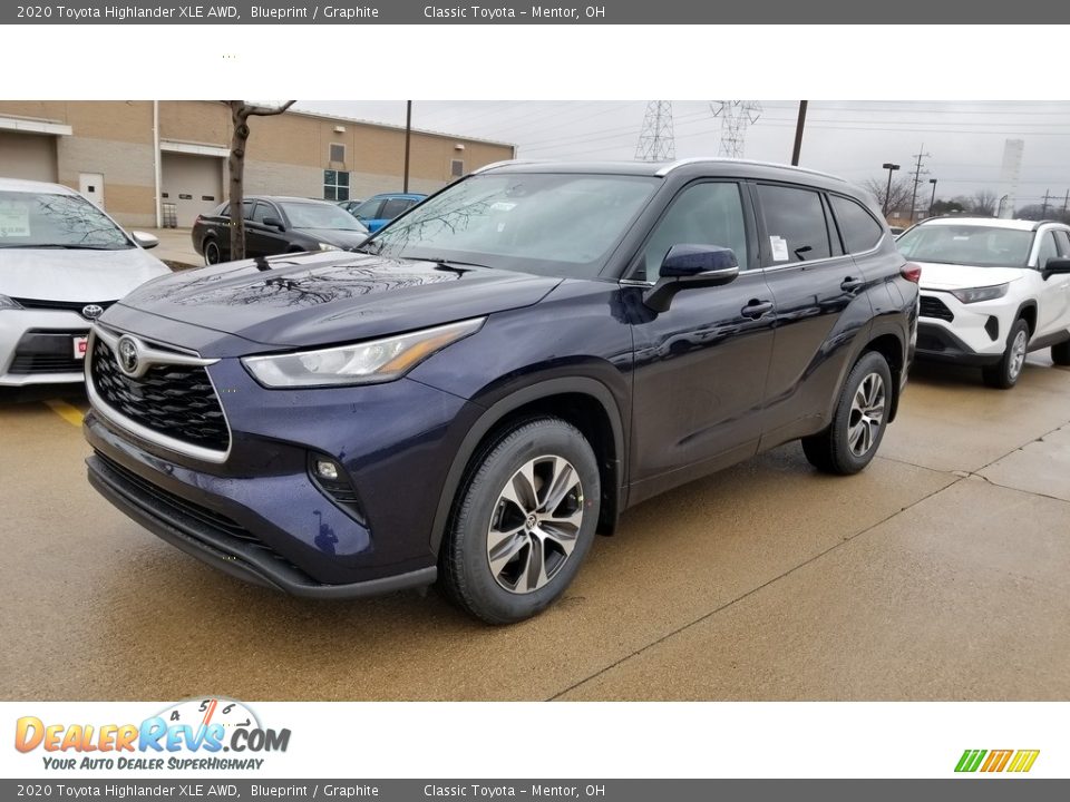 2020 Toyota Highlander XLE AWD Blueprint / Graphite Photo #1