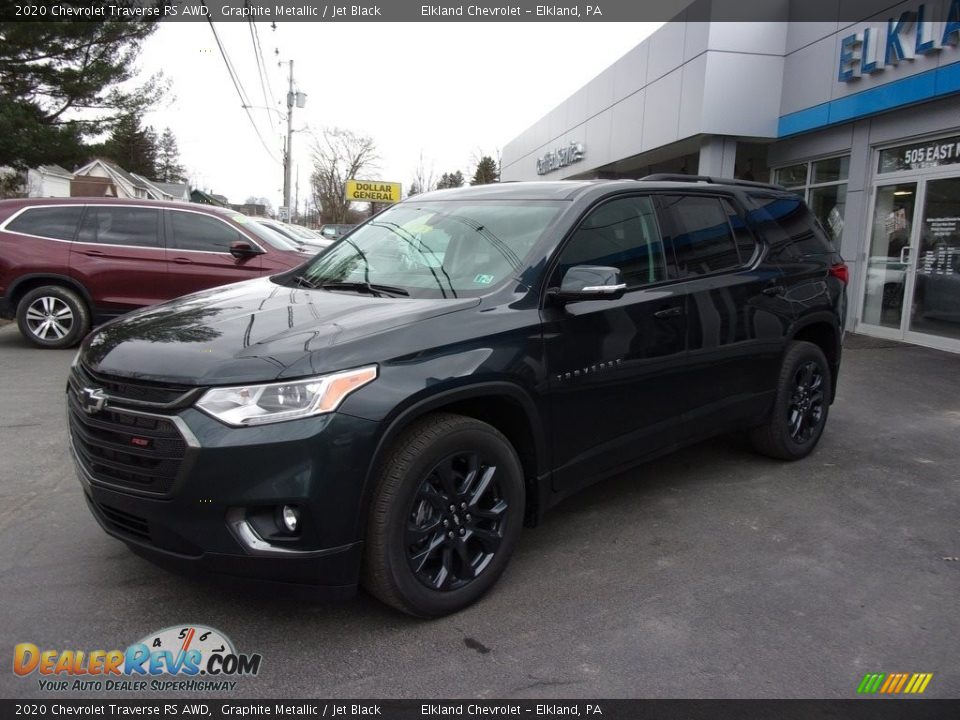 2020 Chevrolet Traverse RS AWD Graphite Metallic / Jet Black Photo #1