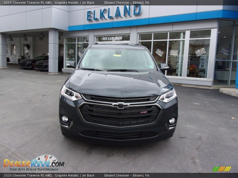 2020 Chevrolet Traverse RS AWD Graphite Metallic / Jet Black Photo #2