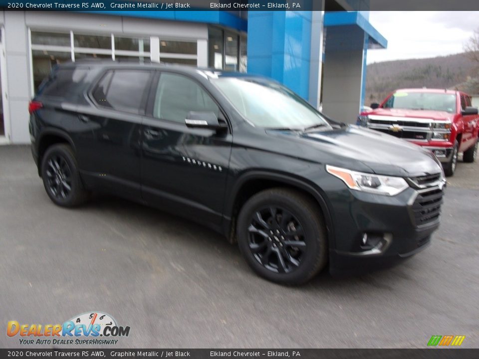 2020 Chevrolet Traverse RS AWD Graphite Metallic / Jet Black Photo #3