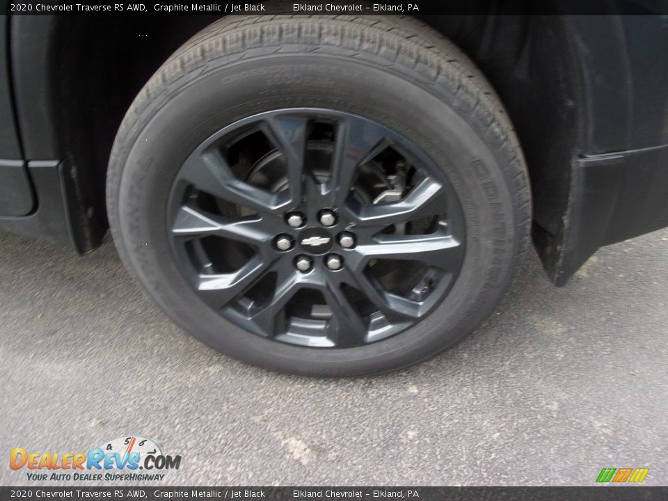 2020 Chevrolet Traverse RS AWD Graphite Metallic / Jet Black Photo #9