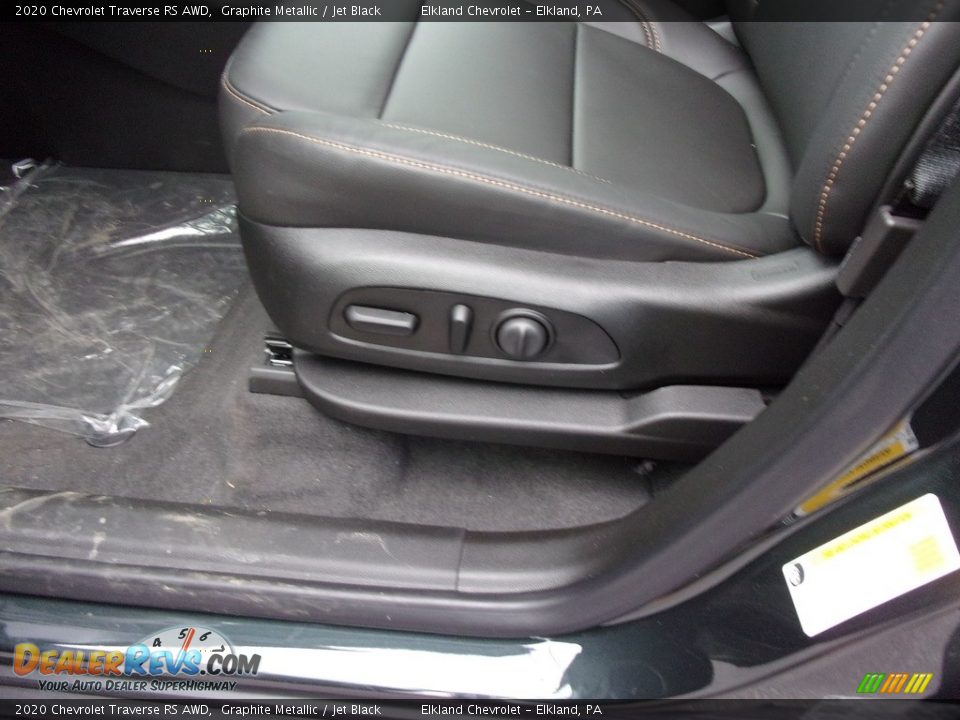 2020 Chevrolet Traverse RS AWD Graphite Metallic / Jet Black Photo #11
