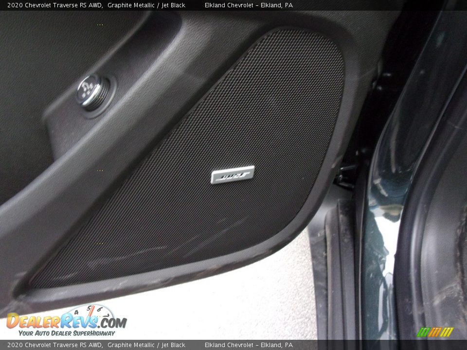 2020 Chevrolet Traverse RS AWD Graphite Metallic / Jet Black Photo #14