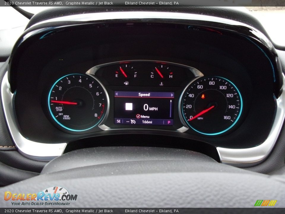 2020 Chevrolet Traverse RS AWD Graphite Metallic / Jet Black Photo #16