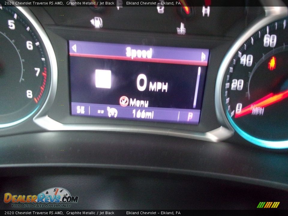 2020 Chevrolet Traverse RS AWD Graphite Metallic / Jet Black Photo #17