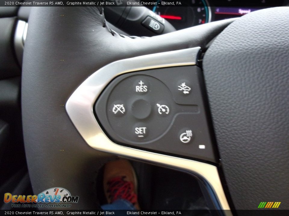 2020 Chevrolet Traverse RS AWD Graphite Metallic / Jet Black Photo #19
