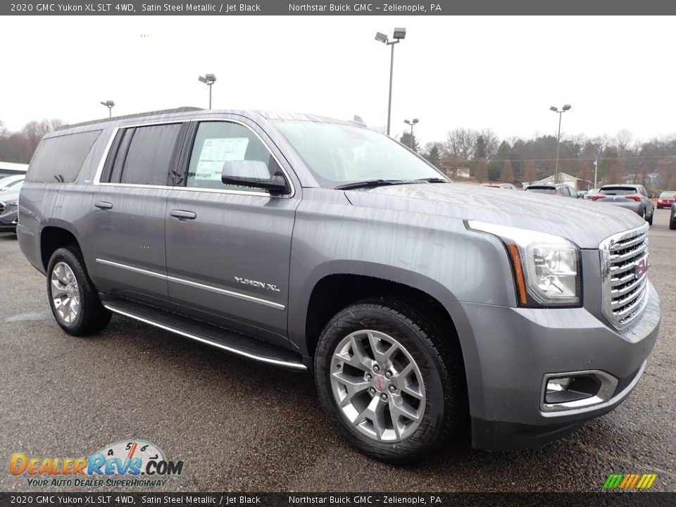 2020 GMC Yukon XL SLT 4WD Satin Steel Metallic / Jet Black Photo #3