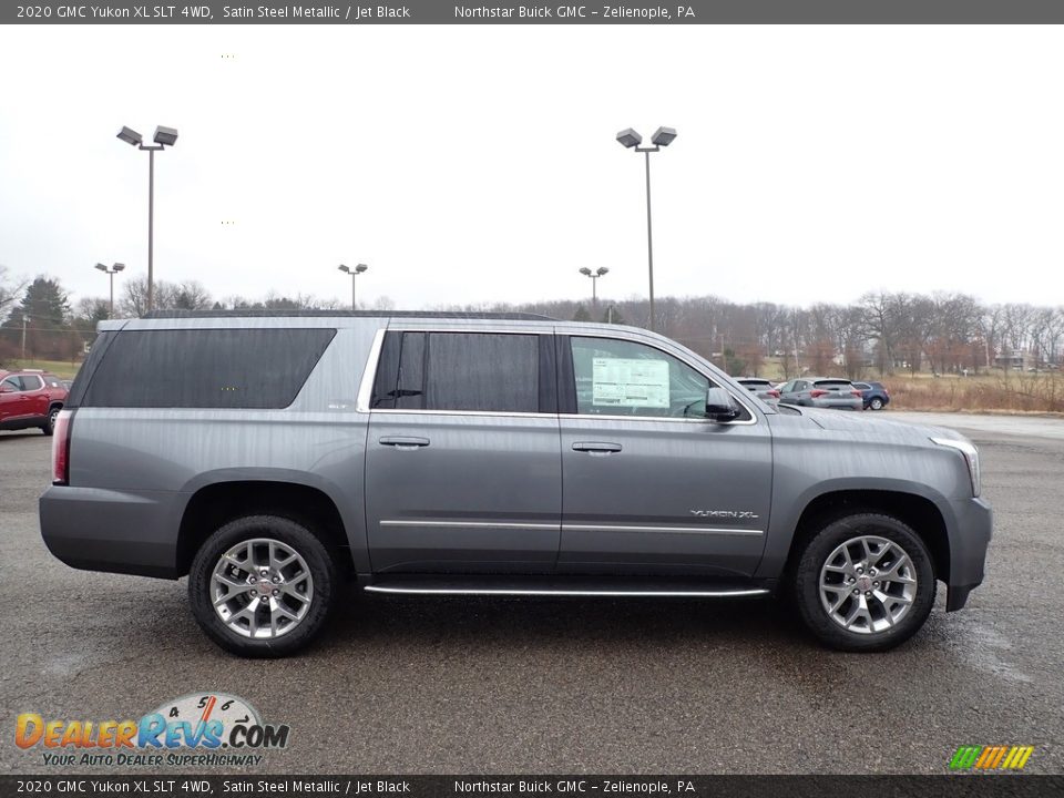 2020 GMC Yukon XL SLT 4WD Satin Steel Metallic / Jet Black Photo #4