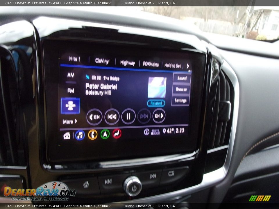 2020 Chevrolet Traverse RS AWD Graphite Metallic / Jet Black Photo #21