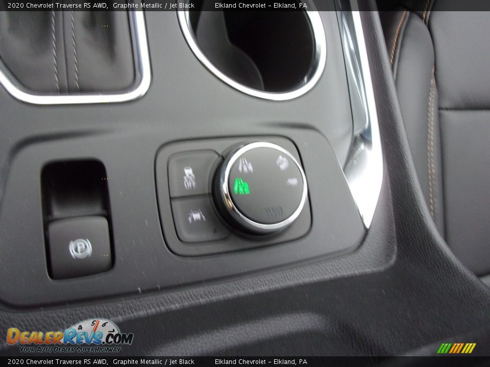 2020 Chevrolet Traverse RS AWD Graphite Metallic / Jet Black Photo #23