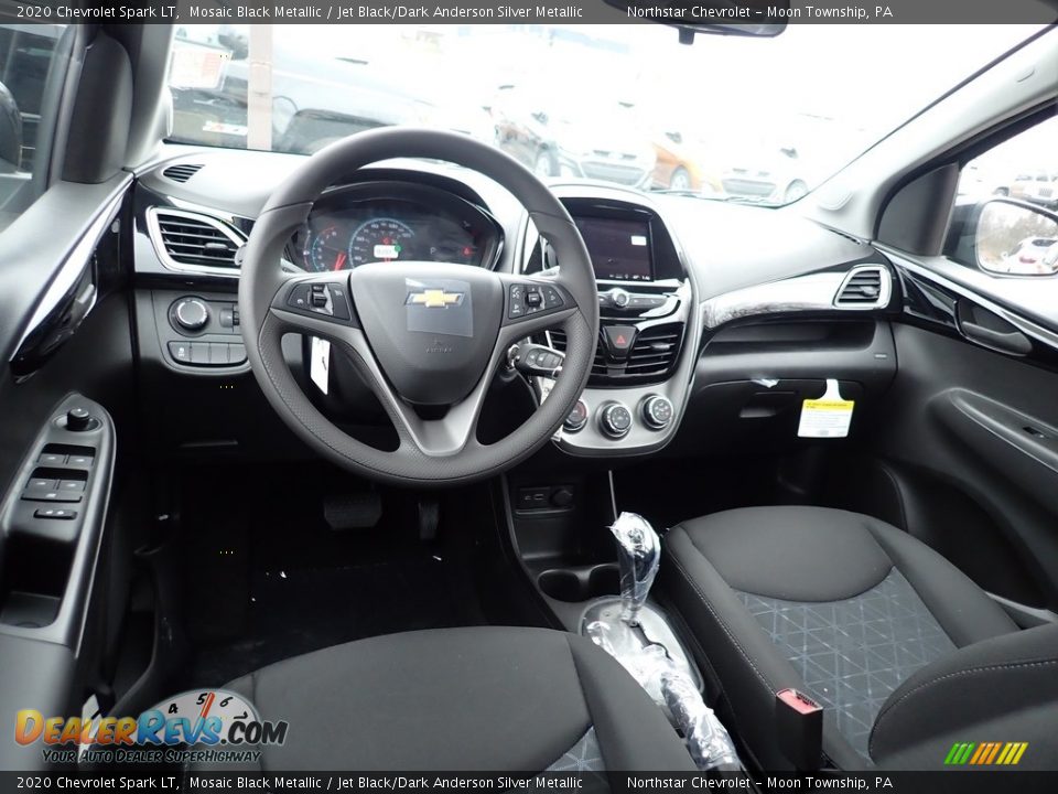 Jet Black/Dark Anderson Silver Metallic Interior - 2020 Chevrolet Spark LT Photo #13