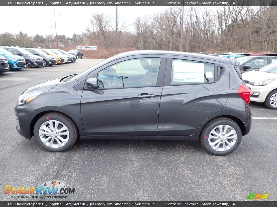 2020 Chevrolet Spark LT Nightfall Gray Metallic / Jet Black/Dark Anderson Silver Metallic Photo #2