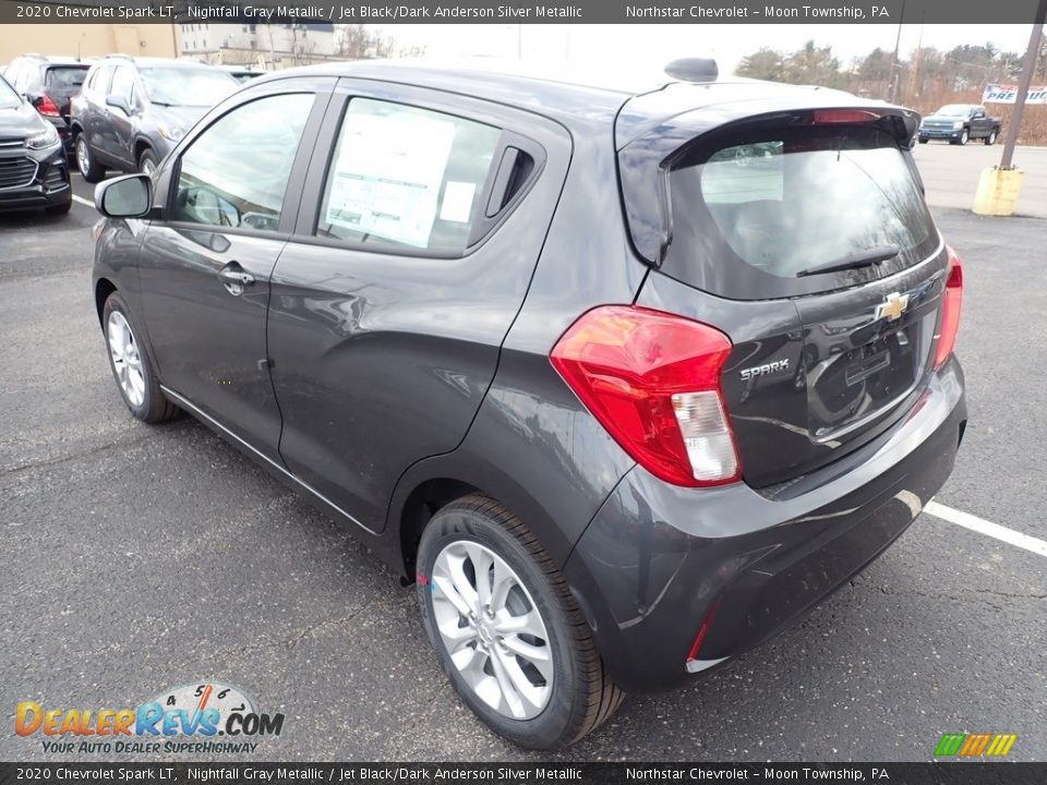 2020 Chevrolet Spark LT Nightfall Gray Metallic / Jet Black/Dark Anderson Silver Metallic Photo #3