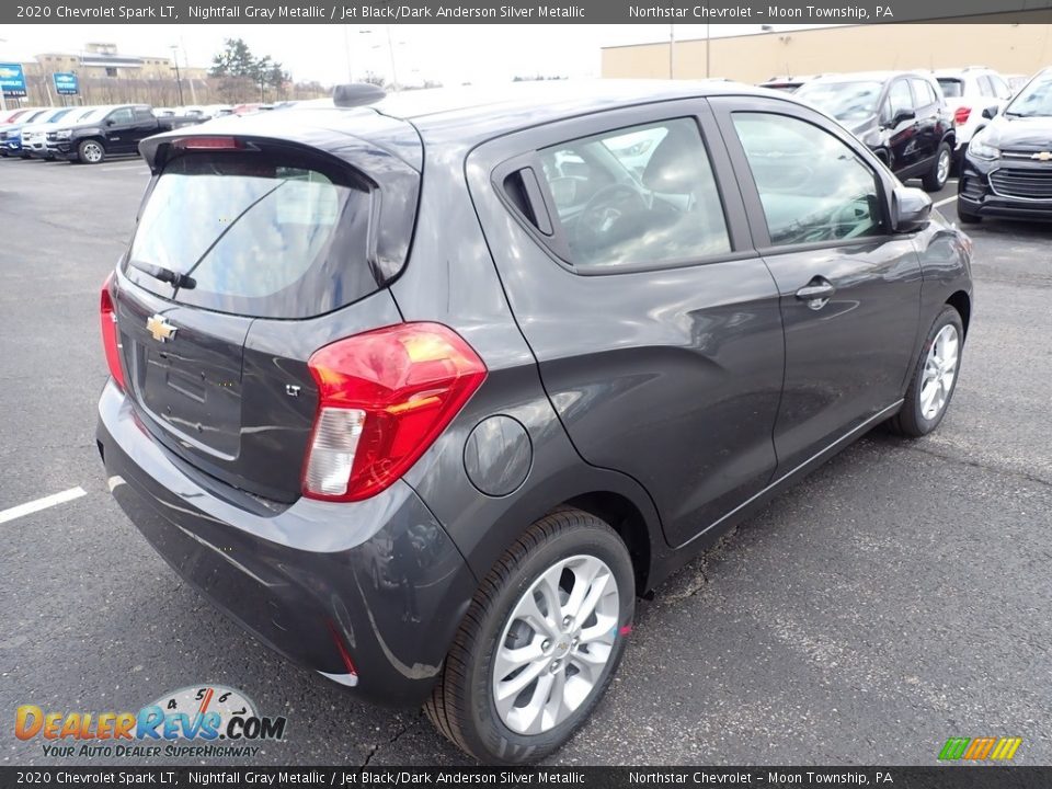 2020 Chevrolet Spark LT Nightfall Gray Metallic / Jet Black/Dark Anderson Silver Metallic Photo #5