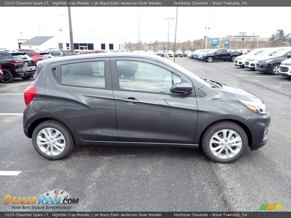 2020 Chevrolet Spark LT Nightfall Gray Metallic / Jet Black/Dark Anderson Silver Metallic Photo #6