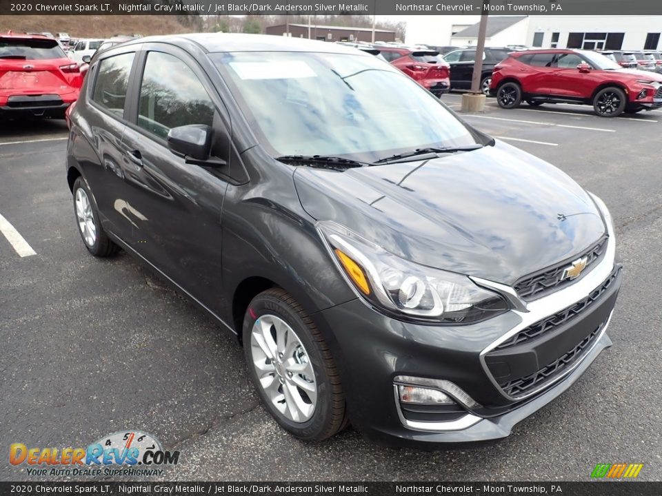 2020 Chevrolet Spark LT Nightfall Gray Metallic / Jet Black/Dark Anderson Silver Metallic Photo #7
