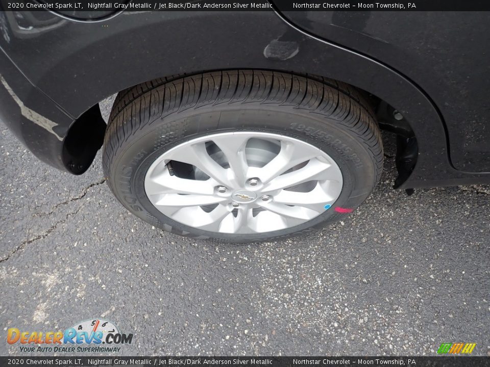 2020 Chevrolet Spark LT Nightfall Gray Metallic / Jet Black/Dark Anderson Silver Metallic Photo #9